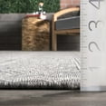 thumbnail image 5 of nuLOOM Leigh Ethnic Stripes Indoor/Outdoor Area Rug, 5' x 8', Leigh Light Grey, 5 of 5