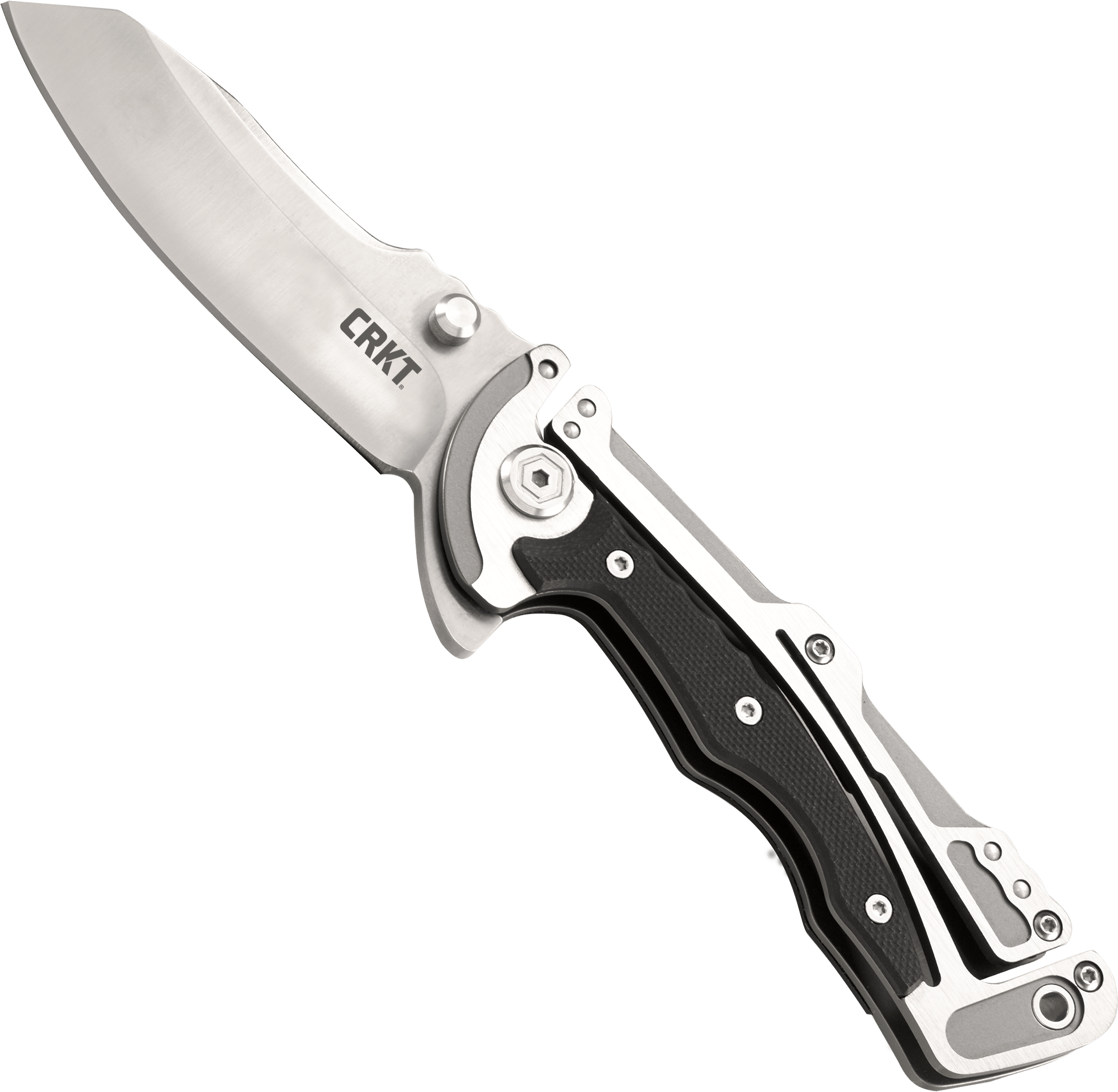 CRKT Graphite EDC Folding Pocket Knife: Everyday Carry, Satin 