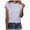 A49-Grey, variant on Women T-Shirt Printed Casual Fashion Soild Color Short Sleeve Tops