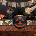 thumbnail image 4 of Halloween Pumpkin Bucket Decorations - Large 6.3" Trick or Treat Bucket with Handle, Foldable Detachable Pumpkin Candy Pail for Party Favors, Home Decor & Goodies Collection, 4 of 6