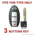 thumbnail image 4 of 2pcs 3B Silicone Smart Case Car Protector Holder Fob Cover For Nissan Remote Key, 4 of 4