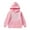 Pink, variant on Hwmodou Girls Hoodies Butterfly Print Hoodie Warm Leisure Comfy Top,3-14Y