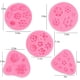 thumbnail image 2 of Flower Fondant Cake Molds, Daisy, Rose, Chrysanthemum and Small Flower Candy Silicone Molds for Chocolate Fondant Polymer (5pack), 2 of 4