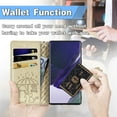 thumbnail image 2 of for Samsung Galaxy S25 Ultra Case, Premium PU Leather Wallet Case [Cat & Dog & Flowers Embossed] Card Slots Kickstand Magnetic Closure Flip Case Cover for Samsung Galaxy S25 Ultra,Gold, 2 of 10
