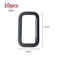 thumbnail image 2 of 10 mosquetones con anilla en D para exteriores, senderismo, camping, hebilla de gancho colgante (55 x 36 mm) Likrtyny Deportes al aire libre Salida diaria Juego de fiesta, 2 of 9