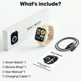 thumbnail image 6 of Mingdaln Smart Watch for Men Women, Smartwatch(Metal Body) , 1.93" New Fitness Watch with Answer/Make Call/120+ Sport Modes/Pedometer/IP68 Waterproof, Fitness Tracke Fits for Android/IPhone,Pink, 6 of 9