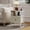 Rustic White, variant on Fluted Nightstand Set of 2, Mid Century Bedside Tables with Drawer & Storage, Small End Tables for Bedroom, Walnut