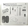 thumbnail image 2 of STAEDTLER Student Geometry Set, 14-Piece – Math & Drawing Kit with Compass, Protractor, Ruler & Accessories, 2 of 2