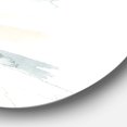 thumbnail image 2 of Designart 'Watercolor Geometric Swatch Element VI' Geometric Metal Circle Wall Art, 2 of 3