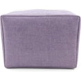 thumbnail image 2 of HYGGE + Linen Storage Bin Basket 15.8" x 12.5" x 10" Durable Fabric & Lightweight Design, Storing Toys, Books, Linens, Games, Clothing, Baby Products & More! (2 PACK, WHITE/PURPLE), 2 of 6