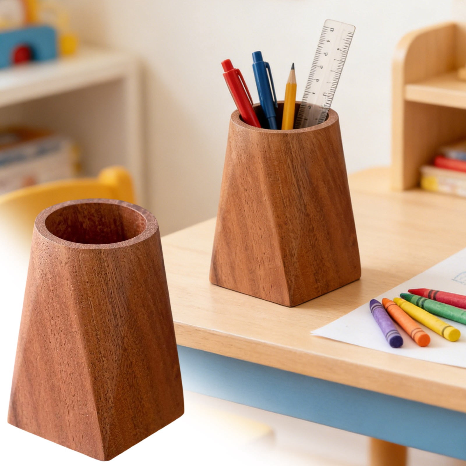 Dvkptbk desk organizer Nordics Minimalists Ins Style Pen Holders Student Desktop Storage Box Office Lights Luxurys High-end Makeup Brush Storage Tube