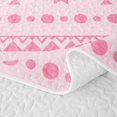 thumbnail image 5 of Erosebridal Bohemian Aztec Quilt Full, Hippie Stripe Full Bedspread Sets, Light Pink 3-Piece, 1 Coverlet and 2 Pillowcases, 5 of 7