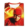 thumbnail image 3 of Youth The Flash T-Shirt 3d Printed Crewneck Graphic Short Sleeve Tees For Boys Girls, 3 of 7