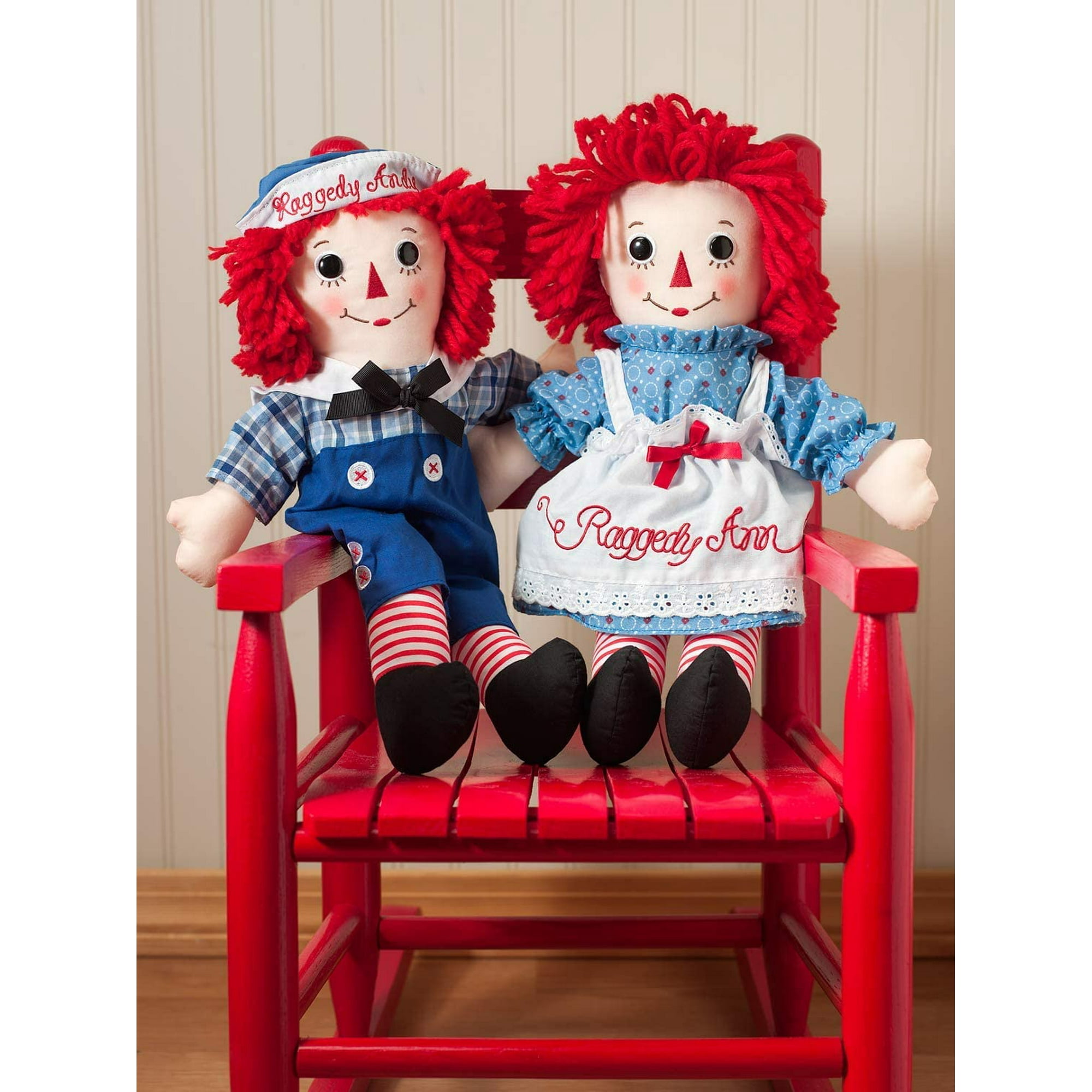RAGGEDY ANN＆ANDY★ドール★まとめ売り★別売り可 Aurora Bundle of 2 Dolls - 12 Raggedy Ann & Raggedy Andy
