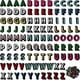 thumbnail image 1 of 104 parches de letras para planchar, parches de letras A-z, tela para coser sombreros, chaquetas, camisas y jeans, 1 of 4