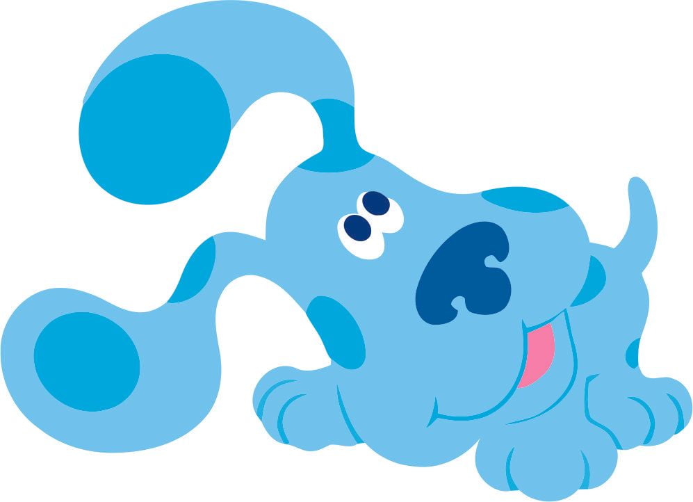 Blues Clues Cute Face Cartoon Character TV Show Wall Sticker Vinyl Wall