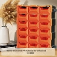 thumbnail image 6 of AIRJA 18-Drawer Parts Organizer Cabinet, Plastic Storage Drawers for Hardware & Tools, Desktop or Wall-Mounted, 6 of 7