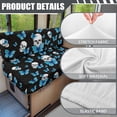 thumbnail image 6 of XYZCANDO RV Sofa Seat Slipcovers, Compatible with Couch Booth, RV Booth Seat Covers for RV Camper Car Bench RV Seat Soft, Skull and Butterfly Design, 6 of 7