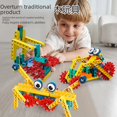 thumbnail image 3 of Multifunctional Electric Science and Education Building Blocks Mechanical Gear Charging Large Particle Children‘s Educational Parent-Child Interactive Assembled Toys, 3 of 6