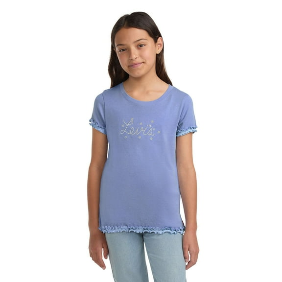 Levi's Girls Lettuce Trim Tee Shirt