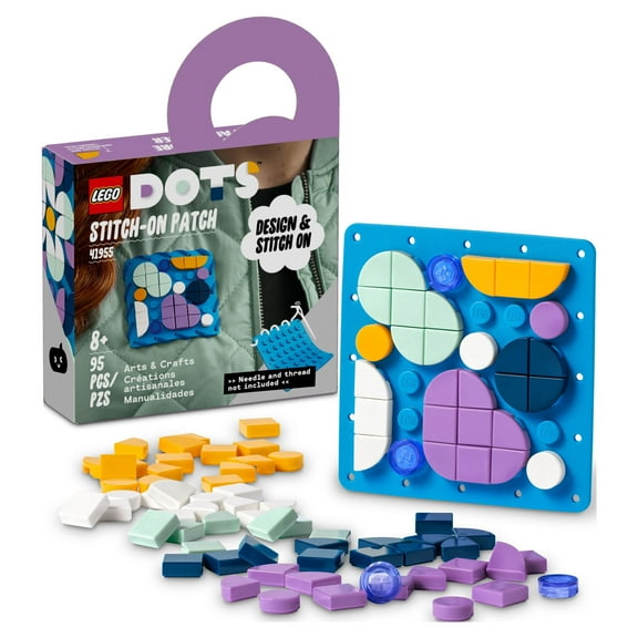 LEGO DOTS Stitch-on Patch 41955 DIY Craft Decoration Set (95 Pieces)