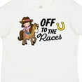 thumbnail image 4 of Inktastic Off to the Races with Cowgirl on Horse Girls Toddler T-Shirt, 4 of 5