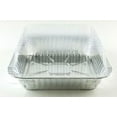 thumbnail image 3 of 9"x9" Square Cake Aluminum Foil Pan w/Clear Lid 50 Sets - Disposable Baking Pans, 3 of 5