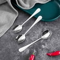 thumbnail image 4 of Dsscvnef 5Pack 304 Stainless Steel Fork Spoon One Fruit Spoon Students Face Fork, 4 of 5