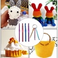 thumbnail image 2 of 1 Set Knitting Needles DIY Tools Colorful Sewing Supplies Household Accessory Weave Crochets for Sweater Clothes Scarf Slippers 006 Model, 2 of 6