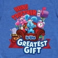 thumbnail image 3 of Blue's Clues & You! - A Blue Christmas - Toddler And Youth Short Sleeve Graphic T-Shirt, 3 of 5