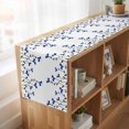thumbnail image 6 of Table Runners 90 Inches Long Dress Scarves, Blue Flowers Farmhouse Coffee/Dining/Kitchen Table Runner for Living Room, Spring Modern Simple Botanical Floral Plants 13x90 Inch, 6 of 9