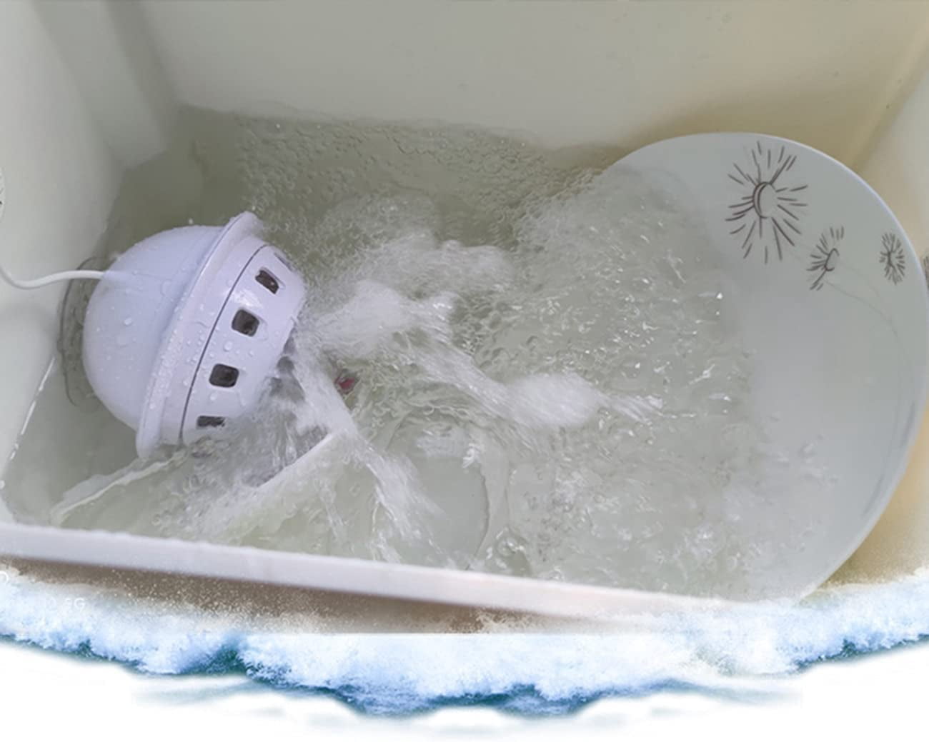 Jinsinto Portable Intelligent Automatic Ultrasonic Sink Dishwasher Household Fruit Vegetable Washing Machine for Traveling