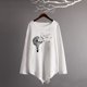 thumbnail image 4 of Camiseta de manga larga con cuello redondo y estampado informal a la moda de verano para mujer Fridja  fjkfkj1500, 4 of 4