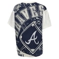 thumbnail image 3 of Youth Outerstuff Cream Atlanta Braves Big League Top Player Bold All-Over-Print T-Shirt, 3 of 3