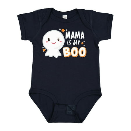 

Inktastic Mama is My Boo with Cute Ghost Gift Baby Boy or Baby Girl Bodysuit