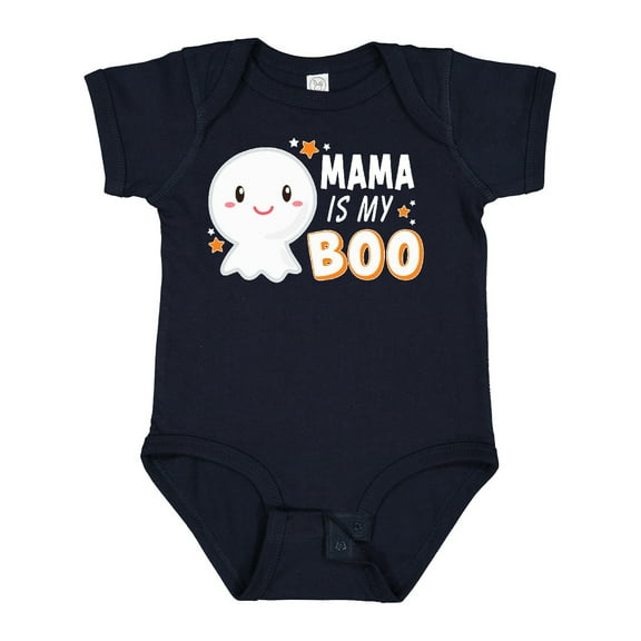 Inktastic Mama is My Boo with Cute Ghost Boys or Girls Baby Bodysuit