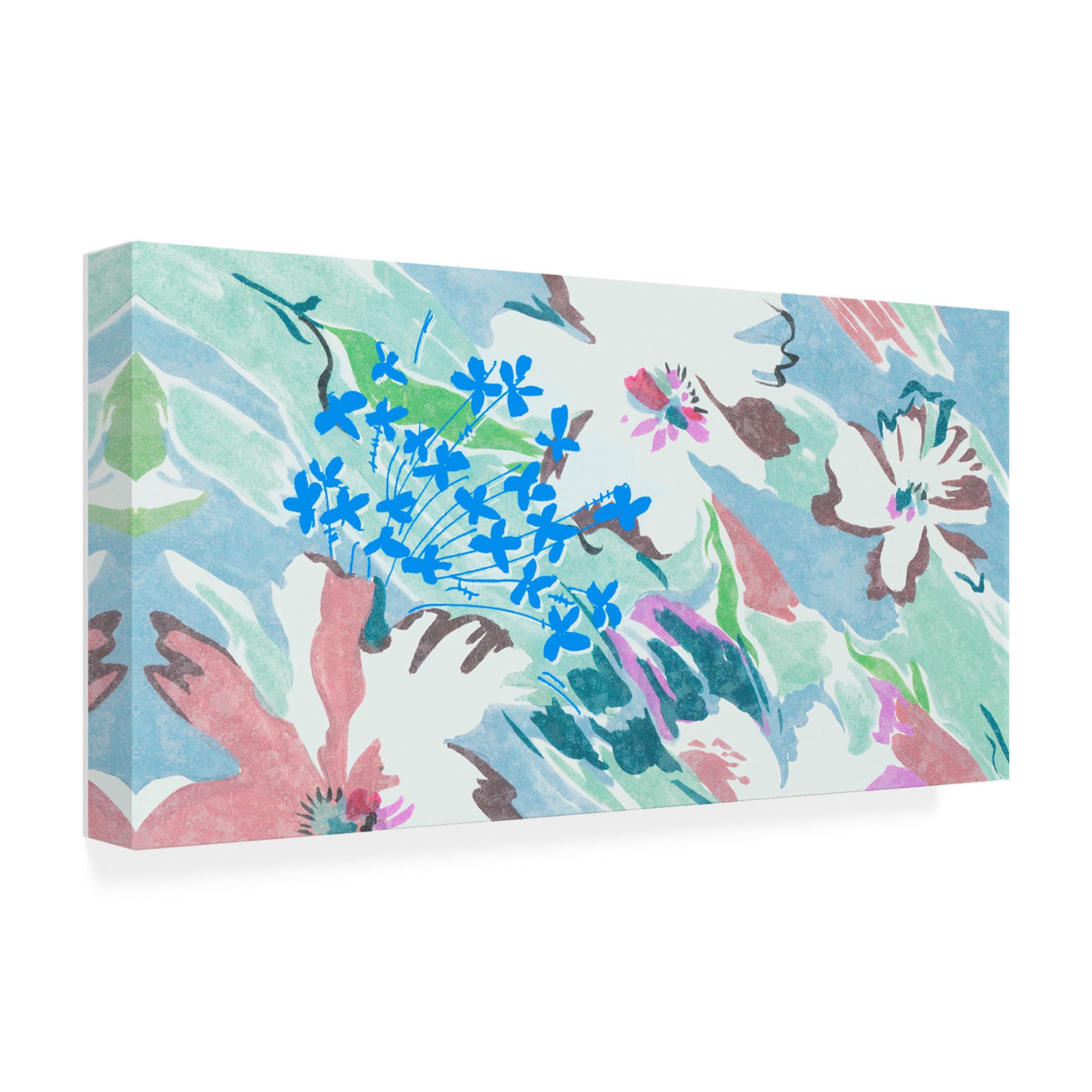 Trademark Fine Art Melissa Wang  Reflections and Flow II Canvas Wall Art