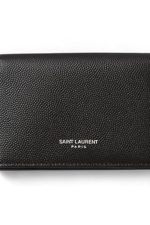 Pre-Owned Saint Laurent Unused Coin Case Card SAINT LAURENT Holder Black 469338