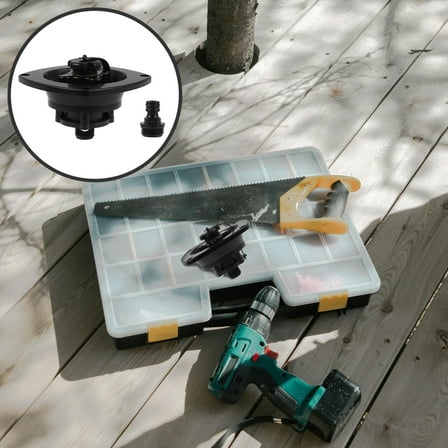 SWETRACE Rv Water Supply Connection Rv Water Inlet Black PP 1Pcs