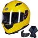 thumbnail image 1 of Casco de moto ILM integral DOT modelo JK313 (M, amarillo), 1 of 6