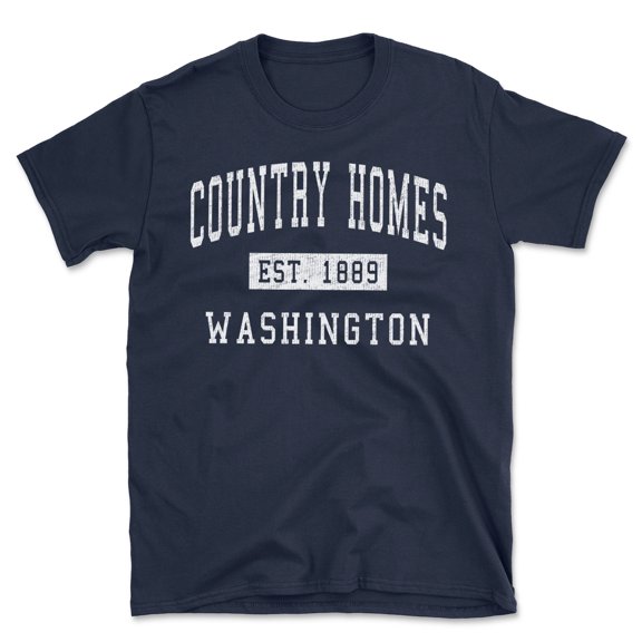 Country Homes Washington Classic Established Men's Cotton T-Shirt