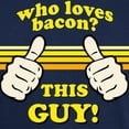 thumbnail image 3 of CafePress - This Guy Loves Bacon! T Shirt - Men's Classic Graphic Cotton T-Shirt, 3 of 4