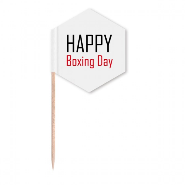 Celebrate Boxing Day Blessing Toothpick Flags Cupcake Picks Party Celebration