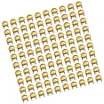 thumbnail image 4 of Shisuyan Brass Permanent Rivets Hexagon Studs Golden 100Set 6Mm, 4 of 8