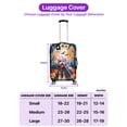 thumbnail image 5 of Happy Halloween Vampire Poodle BOO with Pumpkins Fun and Spooky Travel Luggage Cover Poodles Dog Lover Gifts Idea Suitcase Dust Protective Decor - 00018, 5 of 5