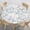 3, variant on Elastic Edged Round Leaf Fitted Table Cloth Cover, Home Decorative Tablecloth for Indoor Outdoor Kitchen Party, Fits 40" - 44" Tables, Small