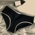 thumbnail image 2 of Annhoo Cotton Underwear for Women Seamless Breathable Mid Waisted Panties Teen Girls Traceless No Show Briefs, 2 of 3
