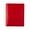 Red, variant on BCMMKLPP 1-Pack Plastic Folders with Pockets and Prongs, 2-Pocket Folders with 3 Fasteners, Two Pocket 3 Prong Folders, Poly Folders Holds 8-1/2" x 11" Paper for Office/Home, Red