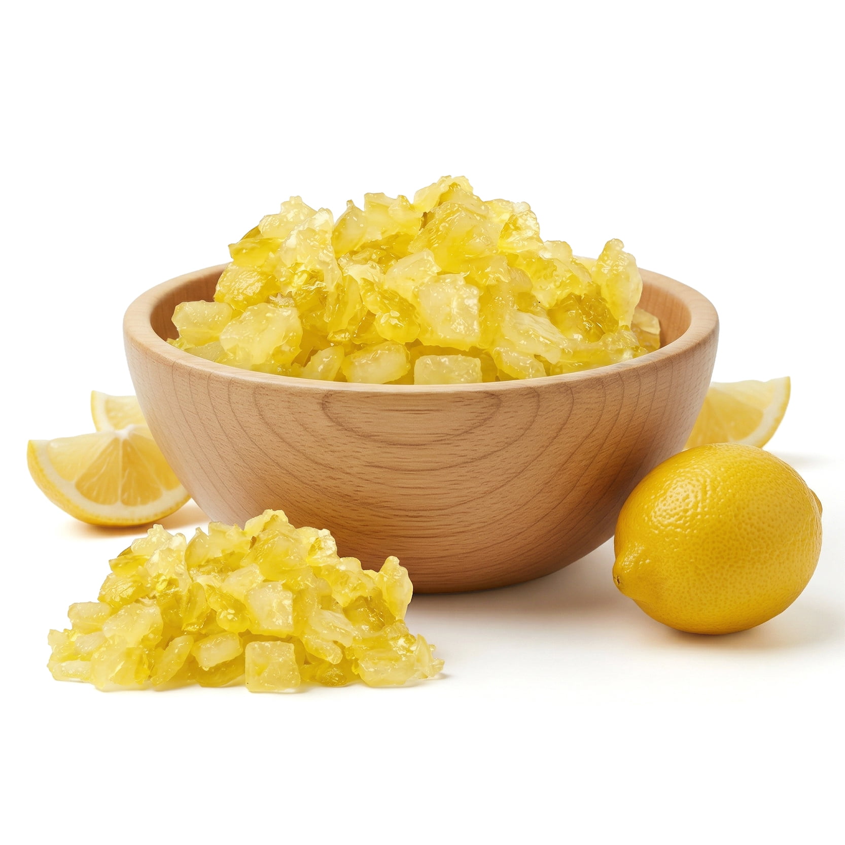 NY SPICE SHOP Diced Lemon Peel - 3 Pound - Lemon Pieces - Lemon Bits - Chopped Lemon Dice - Finely Chopped for Cooking, Baking, Edible Decoration