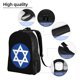 thumbnail image 4 of Mochila ligera con diseño de la Estrella de David de Yeshua para portátil, para estudiantes de secundaria, preparatoria y universidad., 4 of 5